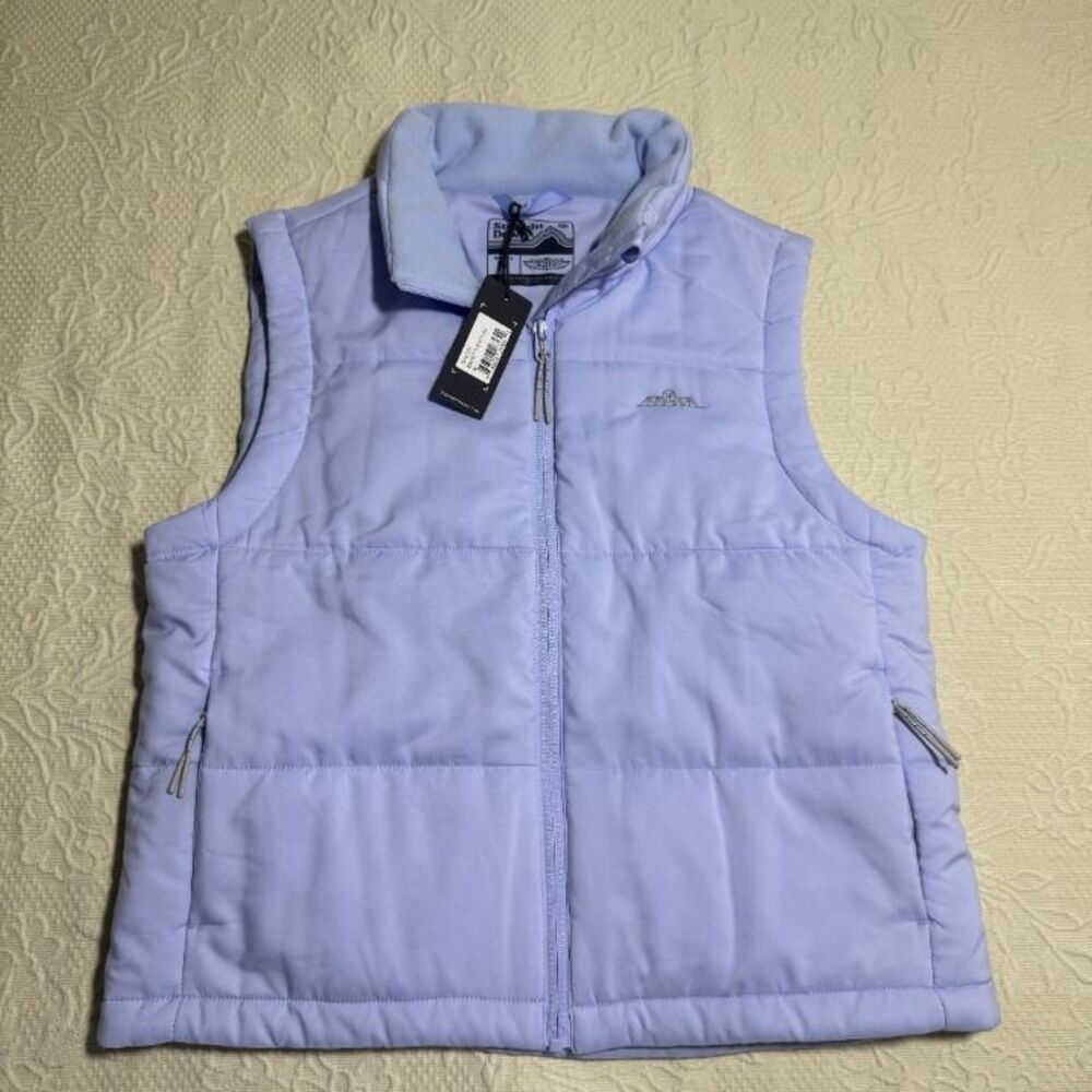 Straight Down Women's Sandy Fleece Lined Insulated Puffer Vest NWT Size M